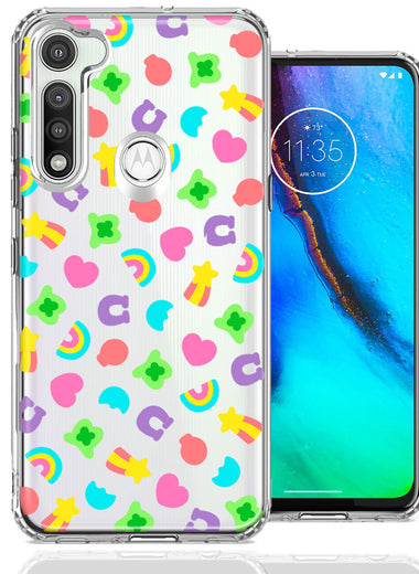 Motorola Moto G Fast Cute Lucky Marshmallow Cereal Nostalgic Double Layer Phone Case Cover