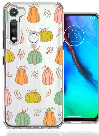 Motorola Moto G Fast Fall Autumn Fairy Pumpkins Thanksgiving Spooky Season Double Layer Phone Case Cover