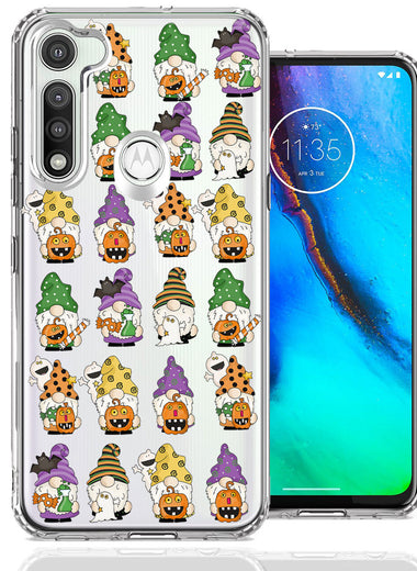 Motorola Moto G Fast Spooky Halloween Gnomes Cute Characters Holiday Seasonal Pumpkins Candy Ghosts Double Layer Phone Case Cover