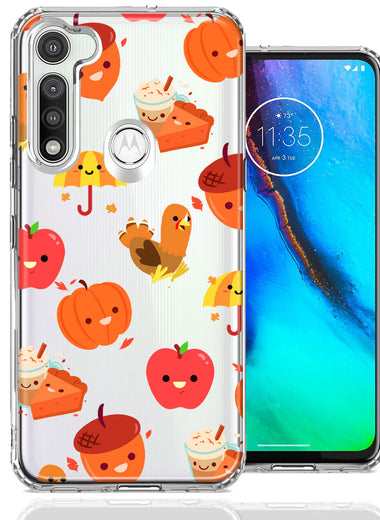 Motorola Moto G Fast Thanksgiving Autumn Fall Design Double Layer Phone Case Cover