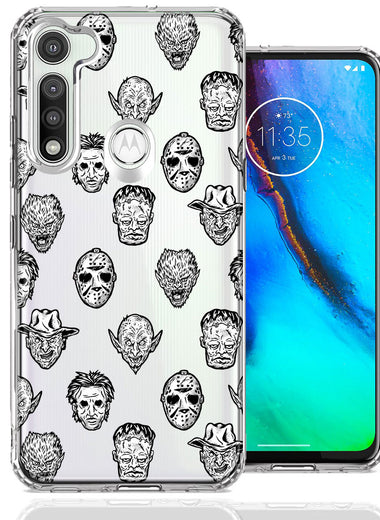 Motorola Moto G Fast Halloween Horror Villans Design Double Layer Phone Case Cover