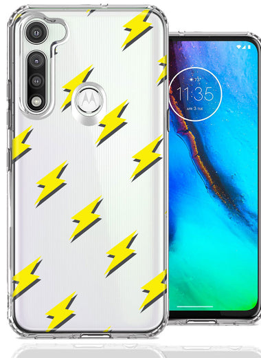 Motorola Moto G Fast Electric Lightning Bolts Design Double Layer Phone Case Cover
