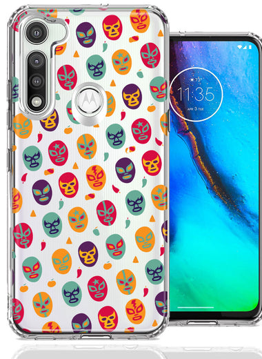 Motorola Moto G Fast Lucha Libre Masks Design Double Layer Phone Case Cover