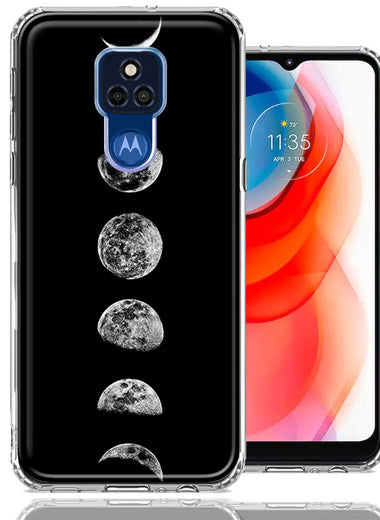 Motorola Moto G Play 2021 Moon Transitions Double Layer Phone Case Cover