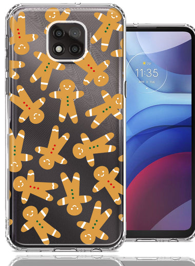 Motorola Moto G Power 2021 Christmas Gingerbread Traditional Holiday Cookies By BillyElleCo Double Layer Phone Case Cover
