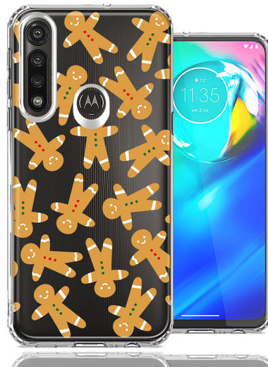 Motorola Moto G Power Christmas Gingerbread Traditional Holiday Cookies By BillyElleCo Double Layer Phone Case Cover