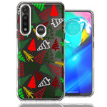 Motorola Moto G Power Christmas Trees Holiday Festive Winter By BillyElleCo Double Layer Phone Case Cover