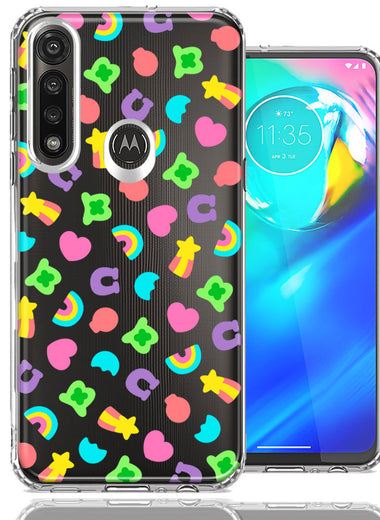 Motorola Moto G Power Cute Lucky Marshmallow Cereal Nostalgic Double Layer Phone Case Cover