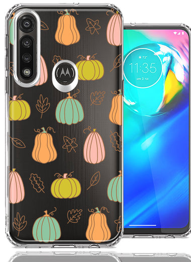 Motorola Moto G Power Fall Autumn Fairy Pumpkins Thanksgiving Spooky Season Double Layer Phone Case Cover
