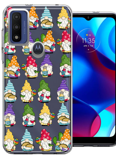 Motorola Moto G Pure Cinco De Mayo Party Cute Gnomes Mexico Tacos Fiesta Double Layer Phone Case Cover