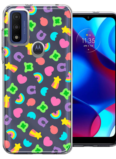 Motorola Moto G Pure Cute Lucky Marshmallow Cereal Nostalgic Double Layer Phone Case Cover