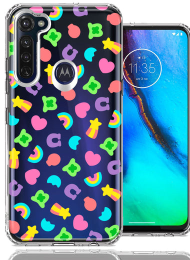 Motorola Moto G Stylus Cute Lucky Marshmallow Cereal Nostalgic Double Layer Phone Case Cover