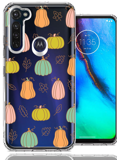 Motorola Moto G Stylus Fall Autumn Fairy Pumpkins Thanksgiving Spooky Season Double Layer Phone Case Cover