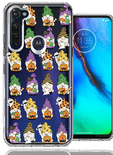Motorola Moto G Stylus Spooky Halloween Gnomes Cute Characters Holiday Seasonal Pumpkins Candy Ghosts Double Layer Phone Case Cover