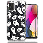 Motorola Moto G Stylus 2021 Kawaii Manga Cute Halloween Ghosts Spirits Design Double Layer Phone Case Cover