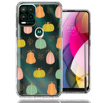 Motorola Moto G Stylus 5G Fall Autumn Fairy Pumpkins Thanksgiving Spooky Season Double Layer Phone Case Cover