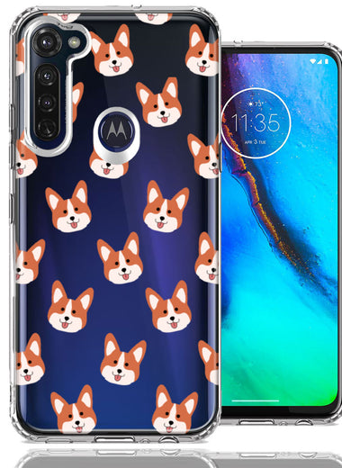 Motorola Moto G Stylus Shiba Inu Polkadots Design Double Layer Phone Case Cover