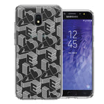 Samsung Galaxy J3 Express/Prime 3/Amp Prime 3 3D Love Letters Hearts Valentine's Day Double Layer Phone Case Cover