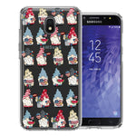 Samsung Galaxy J3 Express/Prime 3/Amp Prime 3 USA Fourth Of July American Summer Cute Gnomes Patriotic Parade Double Layer Phone Case Cover