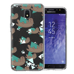 Samsung Galaxy J3 Express/Prime 3/Amp Prime 3 Cute Otter Design Double Layer Phone Case Cover