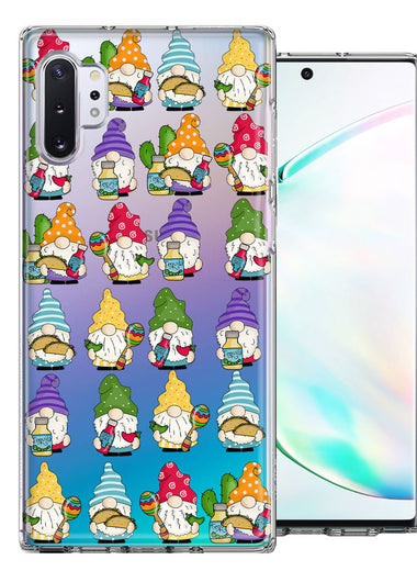 Samsung Galaxy Note 10 Plus Cinco De Mayo Party Cute Gnomes Mexico Tacos Fiesta Double Layer Phone Case Cover