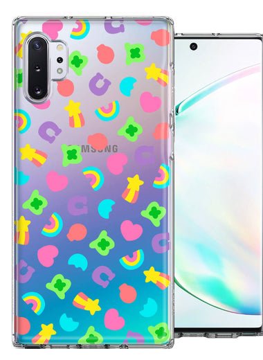 Samsung Galaxy Note 10 Cute Lucky Marshmallow Cereal Nostalgic Double Layer Phone Case Cover
