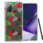 Samsung Galaxy Note 20 Christmas Trees Holiday Festive Winter By BillyElleCo Double Layer Phone Case Cover