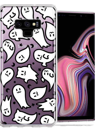 Samsung Galaxy Note 9 Kawaii Manga Cute Halloween Ghosts Spirits Design Double Layer Phone Case Cover