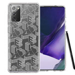 Samsung Galaxy Note 20 3D Love Letters Hearts Valentine's Day Double Layer Phone Case Cover