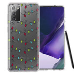 Samsung Galaxy Note 20 Vintage Christmas Lights Design Double Layer Phone Case Cover