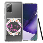 Samsung Galaxy Note 20 Best Mom Ever Mother's Day Flowers Double Layer Phone Case Cover