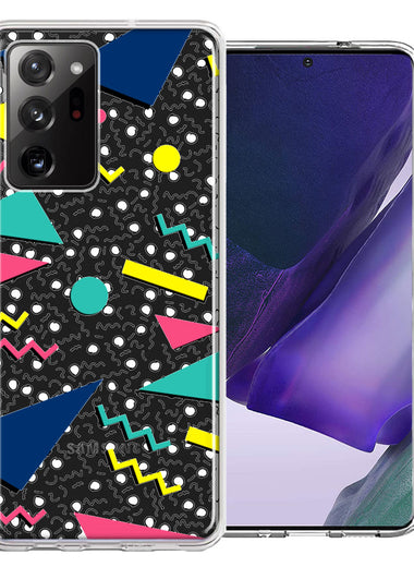 Samsung Galaxy Note 20 Ultra 90's Swag Shapes Design Double Layer Phone Case Cover