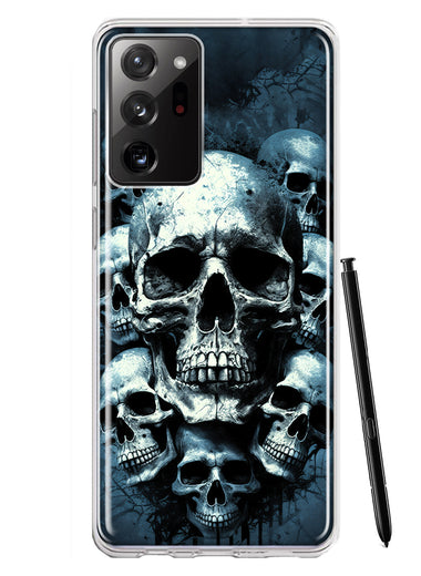 Samsung Galaxy Note 20 Ultra Graveyard Death Dream Skulls Double Layer Phone Case Cover