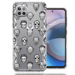 Motorola One 5G Ace Halloween Horror Villans Design Double Layer Phone Case Cover