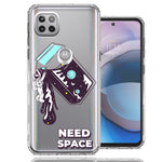 Motorola One 5G Ace Need Space Astronaut Stars Design Double Layer Phone Case Cover