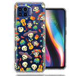 Motorola One 5G Day of the Dead Design Double Layer Phone Case Cover
