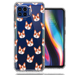 Motorola One 5G Shiba Inu Polkadots Design Double Layer Phone Case Cover