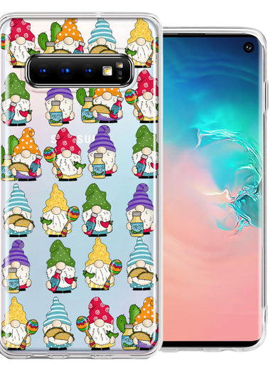 Samsung Galaxy S10 Cinco De Mayo Party Cute Gnomes Mexico Tacos Fiesta Double Layer Phone Case Cover