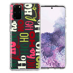 Samsung Galaxy S20 Christmas Santa Ho Ho Ho textagraphy Festive Holiday Double Layer Phone Case Cover