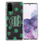 Samsung Galaxy S20 Plant Mama Houseplant Lover Monstera Tropical Leaf Green Design Double Layer Phone Case Cover