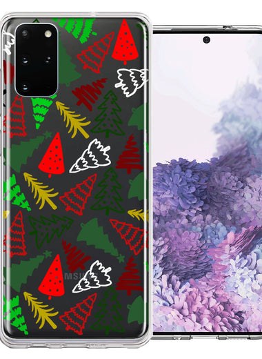 Samsung Galaxy S20 Plus Christmas Trees Holiday Festive Winter By BillyElleCo Double Layer Phone Case Cover