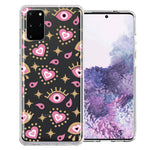Samsung Galaxy S20 Plus Pink Evil Eye Lucky Love Law Of Attraction Design Double Layer Phone Case Cover