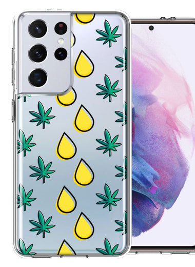 Samsung Galaxy S21 Ultra Medicinal Drip Design Double Layer Phone Case Cover