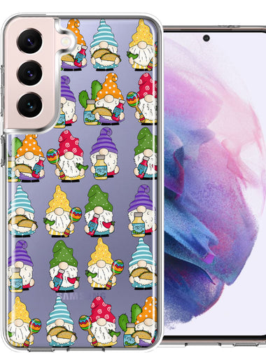 Samsung Galaxy S22 Plus Cinco De Mayo Party Cute Gnomes Mexico Tacos Fiesta Double Layer Phone Case Cover