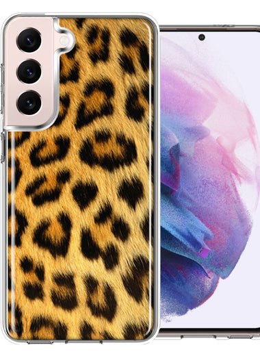 Samsung Galaxy S22 Plus Classic Leopard Double Layer Phone Case Cover