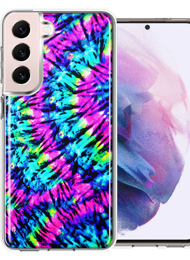 Samsung Galaxy S22 Plus Hippie Tie Dye Double Layer Phone Case Cover