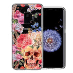 For Samsung Galaxy S9 Indie Spring Peace Skull Feathers Floral Butterfly Flowers Phone Case Cover