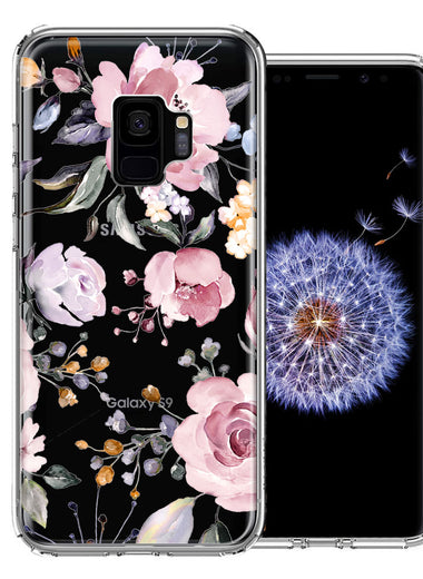 For Samsung Galaxy S9 Soft Pastel Spring Floral Flowers Blush Lavender Phone Case Cover