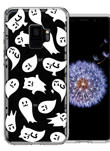 Samsung Galaxy S9 Kawaii Manga Cute Halloween Ghosts Spirits Design Double Layer Phone Case Cover