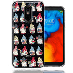 LG Stylo 5 USA Fourth Of July American Summer Cute Gnomes Patriotic Parade Double Layer Phone Case Cover